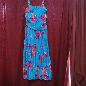 NWT SZ S14  Maxi Summer Dress